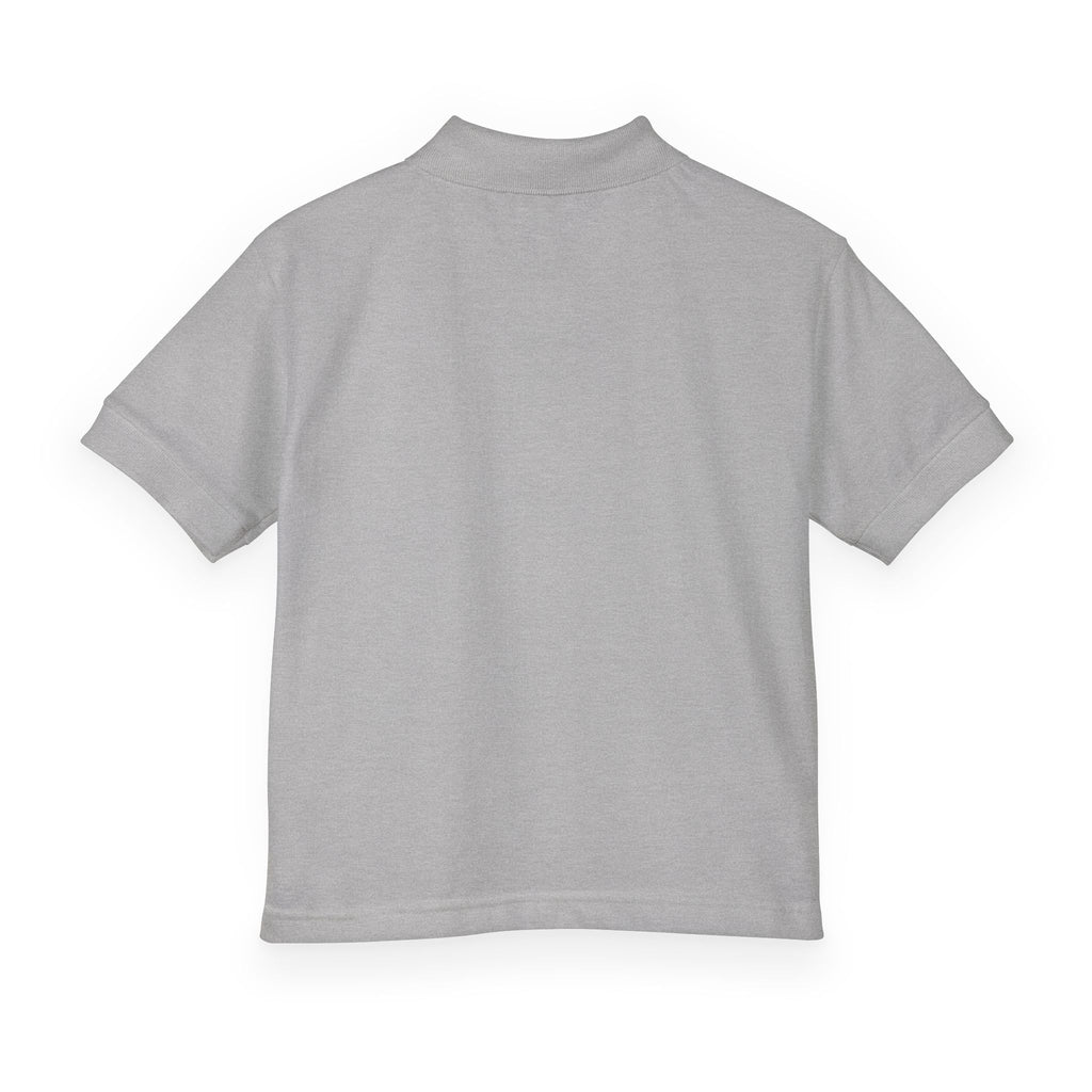 Kids Polo Shirt with Cute Tiger Patch 