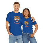 Tiger Head Tee Shirt - Unisex Heavy Cotton 