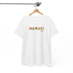 Miami Floral Tee — Vintage Tropical City Shirt 