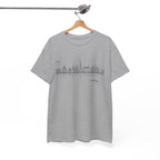 Paris Skyline T-Shirt — Minimalist Cityscape Tee (features 'Paris' text) 