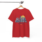 Seattle Skyline T-Shirt – Retro Cityscape Tee with 'Seattle' Text 