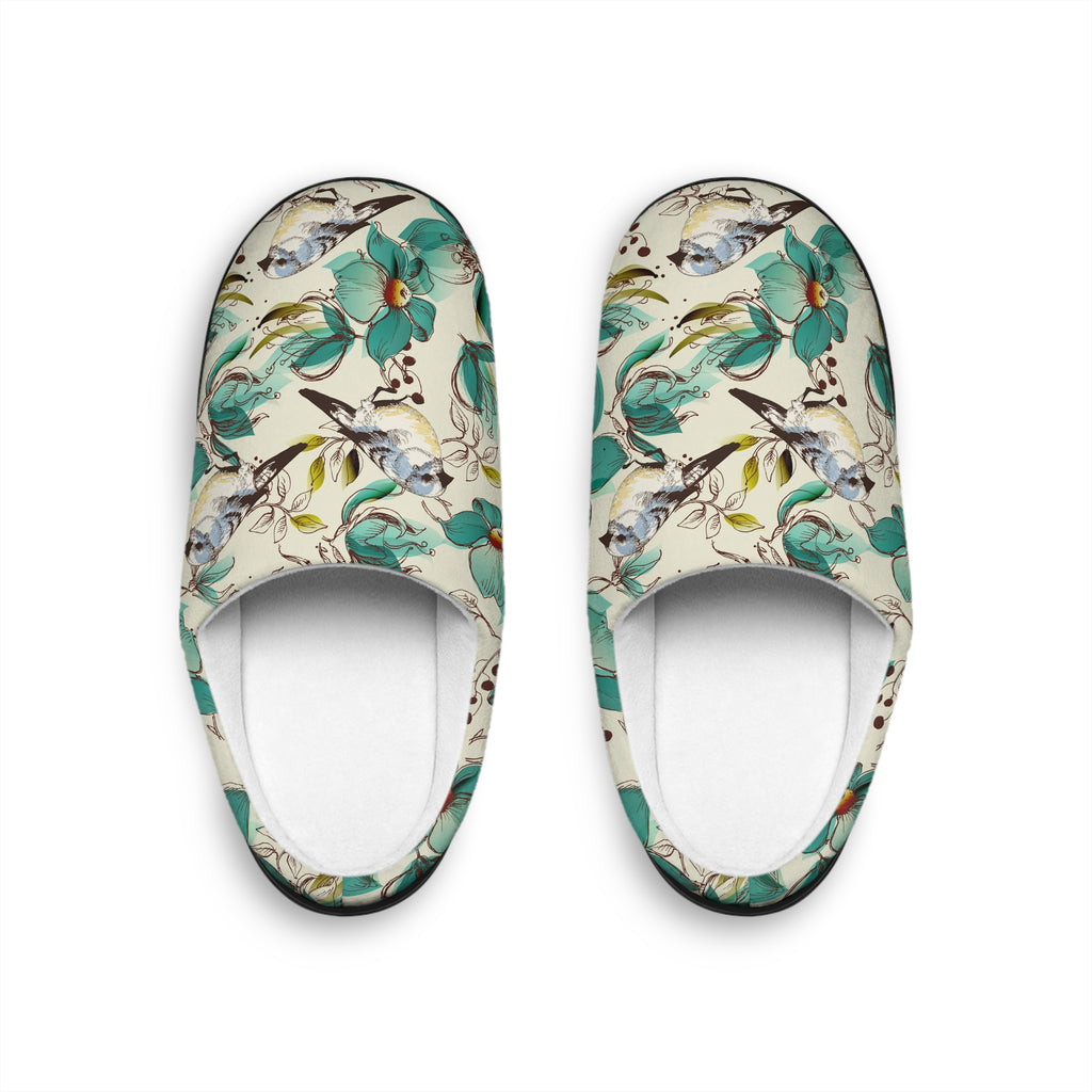 Stylish Floral Women's Indoor Slippers for Cozy Comfort 