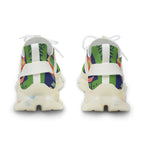 Zapatillas de malla vibrantes para hombre: calzado deportivo moderno y elegante 